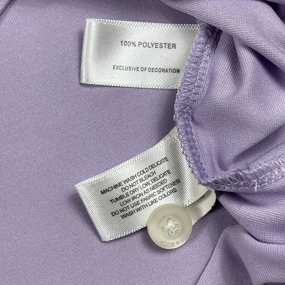 Cutter & Buck Polo‎ Shirt Mens XL Purple Casual Travel Vacation Golf Blue Mash